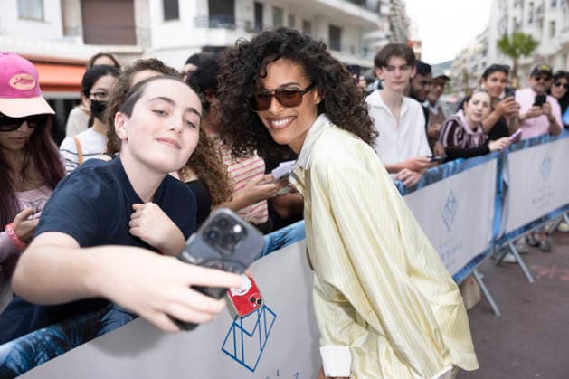 Celebrity, Internationale Filmfestspiele von Cannes, Stars am Hotel Martinez #9 Cannes Cindy Bruna exits Martinez MP Cannes, France- May 18: Cindy Bruna arrives to the Martinez Hotel during 79th Festival of Cannes, on May 18, 2026 in Cannes, France. Photo by Marco Piovanotto Abacapress.com Cannes France  Copyright: xPiovanottoxMarco ABACAx