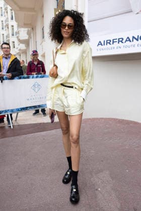 Celebrity, Internationale Filmfestspiele von Cannes, Stars am Hotel Martinez #9 Cannes Cindy Bruna exits Martinez MP Cannes, France- May 18: Cindy Bruna arrives to the Martinez Hotel during 79th Festival of Cannes, on May 18, 2026 in Cannes, France. Photo by Marco Piovanotto Abacapress.com Cannes France  Copyright: xPiovanottoxMarco ABACAx