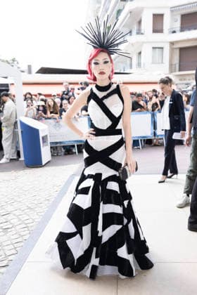 Celebrity, Internationale Filmfestspiele von Cannes, Stars am Hotel Martinez #9 Cannes Aliia Roza exits Martinez MP Cannes, France- May 18: Aliia Roza leaves the Martinez Hotel during 79th Festival of Cannes, on May 18, 2026 in Cannes, France. Photo by Marco Piovanotto Abacapress.com Cannes France  Copyright: xPiovanottoxMarco ABACAx