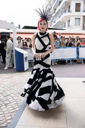 Celebrity, Internationale Filmfestspiele von Cannes, Stars am Hotel Martinez #9 Cannes Aliia Roza exits Martinez MP Cannes, France- May 18: Aliia Roza leaves the Martinez Hotel during 79th Festival of Cannes, on May 18, 2026 in Cannes, France. Photo by Marco Piovanotto Abacapress.com Cannes France  Copyright: xPiovanottoxMarco ABACAx