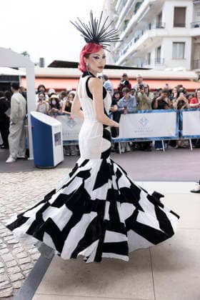 Celebrity, Internationale Filmfestspiele von Cannes, Stars am Hotel Martinez #9 Cannes Aliia Roza exits Martinez MP Cannes, France- May 18: Aliia Roza leaves the Martinez Hotel during 79th Festival of Cannes, on May 18, 2026 in Cannes, France. Photo by Marco Piovanotto Abacapress.com Cannes France  Copyright: xPiovanottoxMarco ABACAx