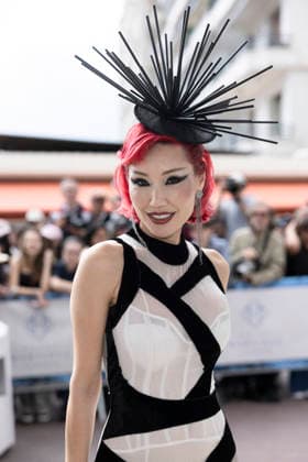 Celebrity, Internationale Filmfestspiele von Cannes, Stars am Hotel Martinez #9 Cannes Aliia Roza exits Martinez MP Cannes, France- May 18: Aliia Roza leaves the Martinez Hotel during 79th Festival of Cannes, on May 18, 2026 in Cannes, France. Photo by Marco Piovanotto Abacapress.com Cannes France  Copyright: xPiovanottoxMarco ABACAx