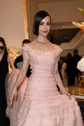 Celebrity, Internationale Filmfestspiele von Cannes, Stars am Hotel Martinez #9 Cannes Sofia Carson exits Martinez MP Cannes, France- May 18: Sofia Carson leave the Martinez Hotel during 79th Festival of Cannes, on May 18, 2026 in Cannes, France. Photo by Marco Piovanotto Abacapress.com Cannes France  Copyright: xPiovanottoxMarco ABACAx