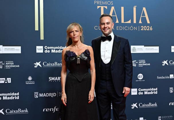 IV Edition of the Talía Awards of the Academy of Performing Arts of Spain Carmen Conesa and Jorge Blass during the gala of the Talía Awards of the Academy of Performing Arts of Spain, May 18, 2026, in Madrid Spain The Talía Awards are the awards of the Academy of Performing Arts of Spain Presented annually, they recognize excellence in different fields of performing arts in Spain PHOTOCALL AWARDS José Madrid Madrid Madrid Spain  Copyright: xJosÃ xOlivax 7533066