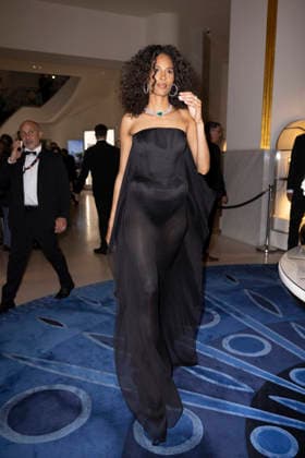 Celebrity, Internationale Filmfestspiele von Cannes, Stars am Hotel Martinez #9 Cannes Cindy Bruna exits Martinez MP Cannes, France- May 18: Cindy Bruna leaves the Martinez Hotel during 79th Festival of Cannes, on May 18, 2026 in Cannes, France. Photo by Marco Piovanotto Abacapress.com Cannes France  Copyright: xPiovanottoxMarco ABACAx