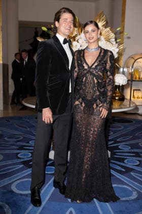 Celebrity, Internationale Filmfestspiele von Cannes, Stars am Hotel Martinez #9 Cannes Taylor Hill, Daniel Fryer exits Martinez MP Cannes, France- May 18: Taylor Hill, Daniel Fryer leave the Martinez Hotel during 79th Festival of Cannes, on May 18, 2026 in Cannes, France. Photo by Marco Piovanotto Abacapress.com Cannes France  Copyright: xPiovanottoxMarco ABACAx