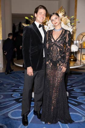 Celebrity, Internationale Filmfestspiele von Cannes, Stars am Hotel Martinez #9 Cannes Taylor Hill, Daniel Fryer exits Martinez MP Cannes, France- May 18: Taylor Hill, Daniel Fryer leave the Martinez Hotel during 79th Festival of Cannes, on May 18, 2026 in Cannes, France. Photo by Marco Piovanotto Abacapress.com Cannes France  Copyright: xPiovanottoxMarco ABACAx