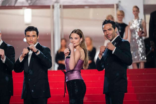Cannes Her Private Hell Red Carpet EB Charles Melton, Kristine Froseth and Diego Calva attend the Her Private Hell screening during the 79th annual Cannes Film Festival at Palais des Festivals on May 18, 2026 in Cannes, France. Photo by Eliot Blondet ABACAPRESS.COM Cannes France France  Copyright: xBlondetxEliot ABACAx