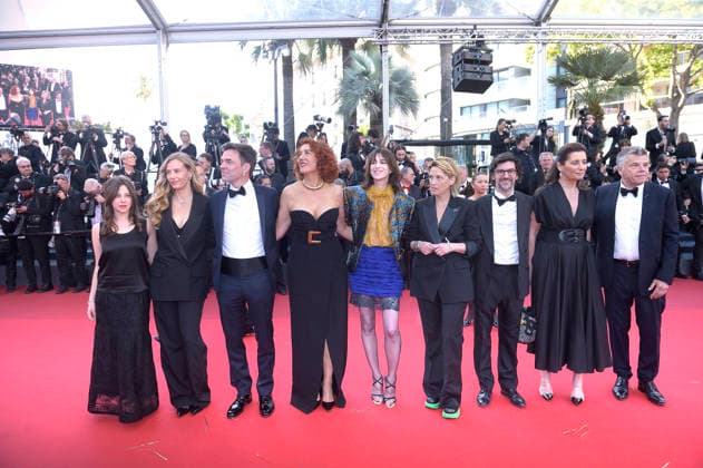 Sidonie Dumas, Foucauld BarrÃ , Florence Loiret Caille, Charlotte Gainsbourg, Lauriane Escaffre, Yvo Muller, CÃ cile de France and Saul BenchÃ trit attend the premiere for Fjord at the 79th Cannes Film Festival in Cannes, France on Monday, May 18, 2026.  CAN20260518560 RoccoxSpaziani