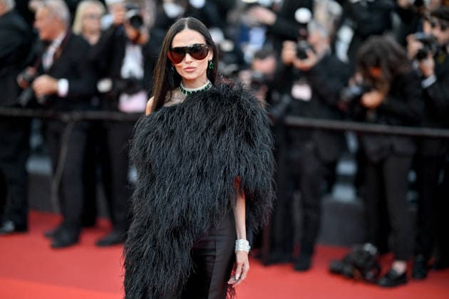 Cannes Fjord Screening JR Demi Moore attending the screening of the movie Fjord during the 79th Cannes Film Festival in Cannes, France on May 18, 2026. Photo by Julien Reynaud APS-Medias ABACAPRESS.COM Cannes France  Copyright: xReynaudxJulien APS-Medias ABACAx