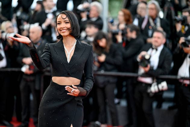Cannes Fjord Screening JR Flora Coquerel attending the screening of the movie Fjord during the 79th Cannes Film Festival in Cannes, France on May 18, 2026. Photo by Julien Reynaud APS-Medias ABACAPRESS.COM Cannes France  Copyright: xReynaudxJulien APS-Medias ABACAx
