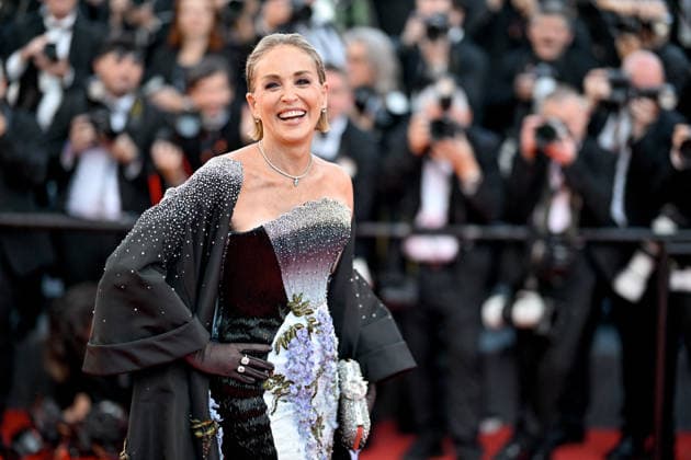 Cannes Fjord Screening JR Sharon Stone attending the screening of the movie Fjord during the 79th Cannes Film Festival in Cannes, France on May 18, 2026. Photo by Julien Reynaud APS-Medias ABACAPRESS.COM Cannes France  Copyright: xReynaudxJulien APS-Medias ABACAx