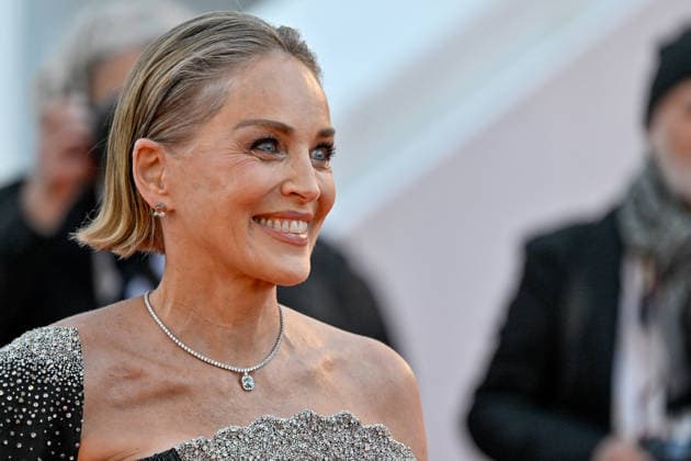 Cannes Fjord Screening JR Sharon Stone attending the screening of the movie Fjord during the 79th Cannes Film Festival in Cannes, France on May 18, 2026. Photo by Julien Reynaud APS-Medias ABACAPRESS.COM Cannes France  Copyright: xReynaudxJulien APS-Medias ABACAx