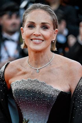 Cannes Fjord Screening JR Sharon Stone attending the screening of the movie Fjord during the 79th Cannes Film Festival in Cannes, France on May 18, 2026. Photo by Julien Reynaud APS-Medias ABACAPRESS.COM Cannes France  Copyright: xReynaudxJulien APS-Medias ABACAx