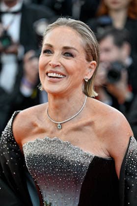 Cannes Fjord Screening JR Sharon Stone attending the screening of the movie Fjord during the 79th Cannes Film Festival in Cannes, France on May 18, 2026. Photo by Julien Reynaud APS-Medias ABACAPRESS.COM Cannes France  Copyright: xReynaudxJulien APS-Medias ABACAx