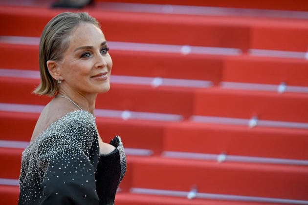 Cannes Fjord Screening JR Sharon Stone attending the screening of the movie Fjord during the 79th Cannes Film Festival in Cannes, France on May 18, 2026. Photo by Julien Reynaud APS-Medias ABACAPRESS.COM Cannes France  Copyright: xReynaudxJulien APS-Medias ABACAx