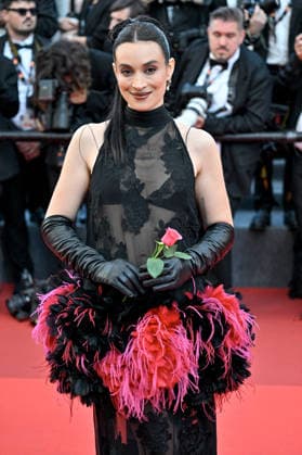 Cannes Fjord Screening JR Camelia Jordana attending the screening of the movie Fjord during the 79th Cannes Film Festival in Cannes, France on May 18, 2026. Photo by Julien Reynaud APS-Medias ABACAPRESS.COM Cannes France  Copyright: xReynaudxJulien APS-Medias ABACAx