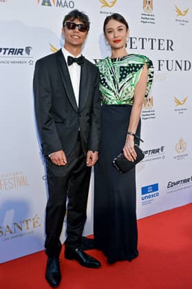Cannes Better World Fund Party Olga Kurylenko, Jules Errard attending the Better World Fund party during the 79th Cannes Film Festival in Cannes, France on May 18, 2026. Photo by Julien Reynaud APS-Medias ABACAPRESS.COM Cannes France  Copyright: xReynaudxJulien APS-Medias ABACAx