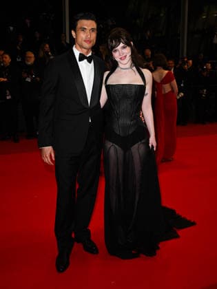 IPA84842445 - Cannes, 79th Cannes Film Festival 2026, evening 7. Red Carpet Film HER PRIVATE HELL . Pictured are Charles Melton, Sophie Thatcher  Copyright: xManuelexMangiarottix xPoolxPhotoxEventsx07x 84842445