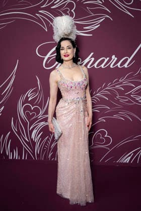 Dita von Teese Photocall of the Chopard Miracle Gala Evening during the 79th Cannes International Film Festival On May 18, 2026 Olivier Borde Bestimage Photocall of the Chopard Miracle Gala Evening during the 79th Cannes International Film Festival On May 18, 2026 in Cannes, France Cannes France  Copyright: xOLIVIERxBORDEx xBESTIMAGExOLIVIERxBORDEx xBESTIMAGEx
