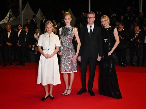 IPA84844783 - Cannes, 79th Cannes Film Festival 2026, evening 7. Red Carpet Film HER PRIVATE HELL . Pictured are Nicolas Winding Refn, Liv Corfixen, Lizzielou Corfixen and Lola Corfixen  Copyright: xManuelexMangiarottix xPoolxPhotoxEventsx07x 84844783