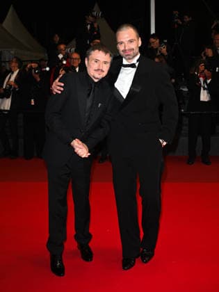 IPA84844892 - Cannes, 79th Cannes Film Festival 2026, evening 7. Red Carpet Film HER PRIVATE HELL . In the photo Sebastian sTan, Cristian Mungiu  Copyright: xManuelexMangiarottix xPoolxPhotoxEventsx07x 84844892