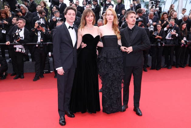 Cannes - Fjord Red Carpet JD Paul Beaurepaire, Louise Bourgoin, Veronika Vasylyeva-Rije and Antoine Pelletier attending the Fjord screening during the 79th annual Cannes Film Festival at Palais des Festivals on May 18, 2026 in Cannes, France. Photo by Jerome Domine ABACAPRESS.COM Cannes France  Copyright: xDominexJerome ABACAx