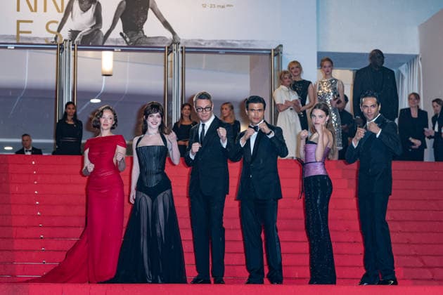 Cannes Her Private Hell screening NG Havana Rose Liu, Sophie Thatcher, Nicolas Winding Refn, Charles Melton, Kristine Froseth and Diego Calva attending the ‘Her Private Hell’ Screening and Red Carpet at Palais Des Festivals in Cannes, France on May 18 2026 as part of the 79th Cannes Film Festival. Photo by Nicolas Genin ABACAPRESS.COM Cannes France  Copyright: xGeninxNicolas ABACAx
