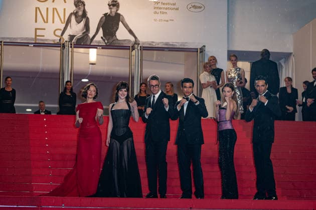 Cannes Her Private Hell screening NG Havana Rose Liu, Sophie Thatcher, Nicolas Winding Refn, Charles Melton, Kristine Froseth and Diego Calva attending the ‘Her Private Hell’ Screening and Red Carpet at Palais Des Festivals in Cannes, France on May 18 2026 as part of the 79th Cannes Film Festival. Photo by Nicolas Genin ABACAPRESS.COM Cannes France  Copyright: xGeninxNicolas ABACAx