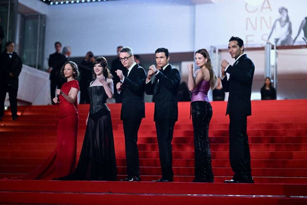 Cannes Her Private Hell Red Carpet Havana Rose Liu, Sophie Thatcher, Nicolas Winding Refn, Charles Melton attend the red carpet premiere of Her Private Hell during the 79th Cannes International Film Festival in Cannes, France on May 18, 2026, the film presented Out of Competition. Photo by Franck Castel ABACAPRESS.COM Cannes  Copyright: xCastelxFranck ABACAx