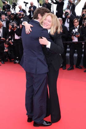 Cannes - L Inconnue (The Unknown) Red Carpet JD Lea Seydoux and Niels Schneider attending the L Inconnue (The Unknown) screening during the 79th annual Cannes Film Festival at Palais des Festivals on May 18, 2026 in Cannes, France. Photo by Jerome Domine ABACAPRESS.COM Cannes France  Copyright: xDominexJerome ABACAx