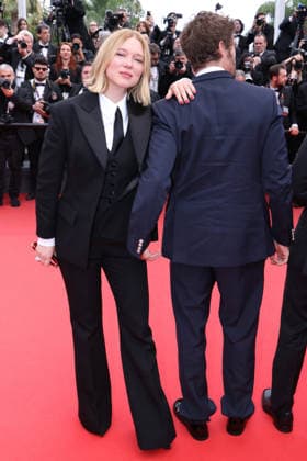 Cannes - L Inconnue (The Unknown) Red Carpet JD Lea Seydoux and Niels Schneider attending the L Inconnue (The Unknown) screening during the 79th annual Cannes Film Festival at Palais des Festivals on May 18, 2026 in Cannes, France. Photo by Jerome Domine ABACAPRESS.COM Cannes France  Copyright: xDominexJerome ABACAx