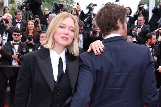 Cannes - L Inconnue (The Unknown) Red Carpet JD Lea Seydoux and Niels Schneider attending the L Inconnue (The Unknown) screening during the 79th annual Cannes Film Festival at Palais des Festivals on May 18, 2026 in Cannes, France. Photo by Jerome Domine ABACAPRESS.COM Cannes France  Copyright: xDominexJerome ABACAx