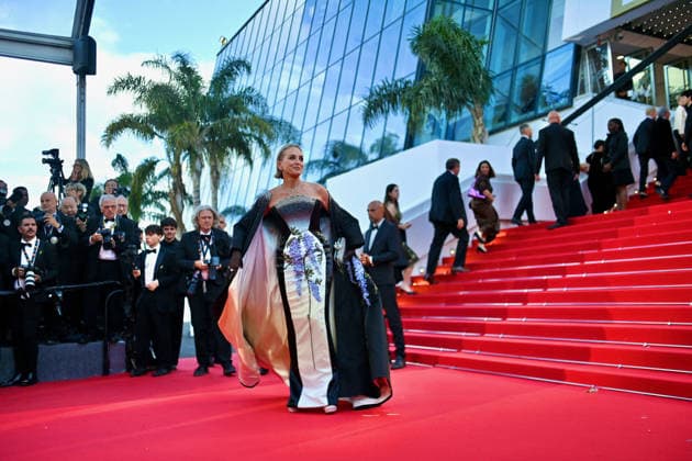 Cannes Fjord Red Carpet FC Sharon Stone attend the red carpet premiere of Fjord during the 79th Cannes International Film Festival in Cannes, France on May 18, 2026, the film selected in the Official Competition..Photo by Franck Castel ABACAPRESS.COM Cannes  Copyright: xCastelxFranck ABACAx