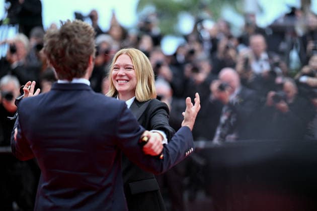 Cannes Fjord Red Carpet FC Léa Seydoux and Niels Schneider attend the red carpet premiere of Fjord during the 79th Cannes International Film Festival in Cannes, France on May 18, 2026, the film selected in the Official Competition..Photo by Franck Castel ABACAPRESS.COM Cannes  Copyright: xCastelxFranck ABACAx
