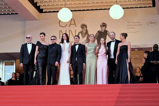 Cannes Fjord Red Carpet FC Lisa Loven Kongsli, Renate Reinsve, Markus Tønseth, Cristian Mungiu, Jonathan Ciprian Breazu, Henrikke Lund Olsen, Vanessa Ceban, Sebastian Stan and Lisa Carlehed attend the red carpet premiere of Fjord during the 79th Cannes International Film Festival in Cannes, France on May 18, 2026, the film selected in the Official Competition..Photo by Franck Castel ABACAPRESS.COM Cannes Copyright: xCastelxFranck ABACAx