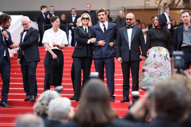 Cannes - L Inconnue (The Unknown) Red Carpet JD Lea Seydoux and Niels Schneider attending the L Inconnue (The Unknown) screening during the 79th annual Cannes Film Festival at Palais des Festivals on May 18, 2026 in Cannes, France. Photo by Jerome Domine ABACAPRESS.COM Cannes France  Copyright: xDominexJerome ABACAx