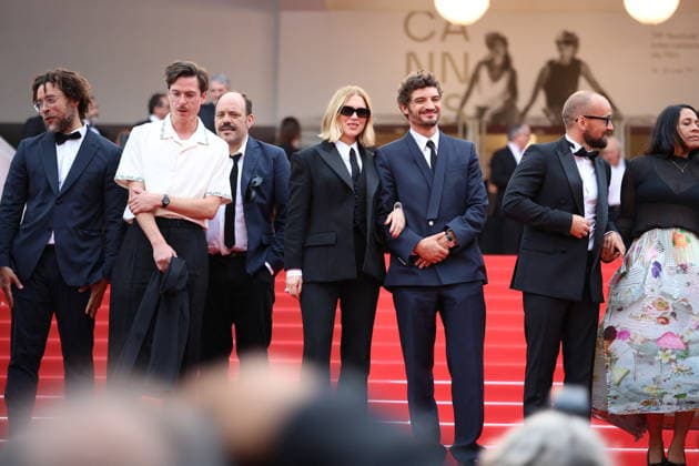 Cannes - L Inconnue (The Unknown) Red Carpet JD Lea Seydoux and Niels Schneider attending the L Inconnue (The Unknown) screening during the 79th annual Cannes Film Festival at Palais des Festivals on May 18, 2026 in Cannes, France. Photo by Jerome Domine ABACAPRESS.COM Cannes France  Copyright: xDominexJerome ABACAx