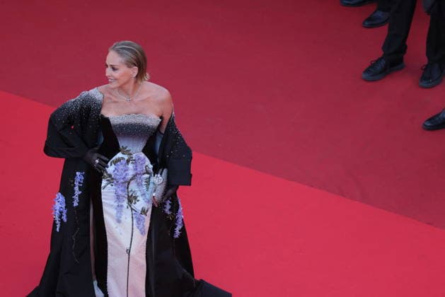 Sharon Stone Montée des marches du film Fjord lors du 79ème Festival International du Film de Cannes, le 18 mai 2026 Franck Boutonnet Pool Bestimage Red carpet for Fjord at the 79th Cannes International Film Festival on May 18, 2026 Cannes France  Copyright: xFranckxBoutonnetx xPoolx xBestimagexFranckxBoutonnetx xPoolx xBestimagex