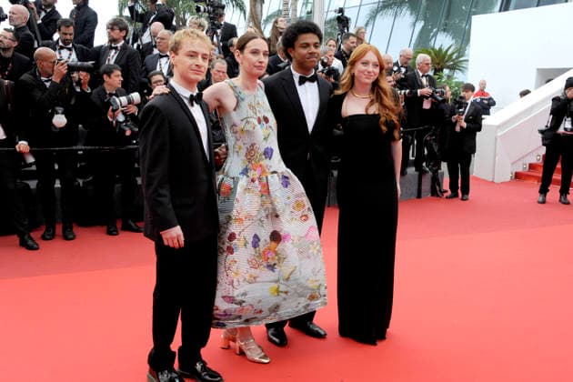 Thomas Gioria, Louise Coldefy, Calixte Broisin Doutaz and Milla Agid at the premiere of the feature film Fjord at the Festival de Cannes 2026 79 Cannes International Film Festival at the Palais des Festivals Cannes, 18 05 2026 Foto:xD.xBedrosianx xFuturexImagex fjord_6608