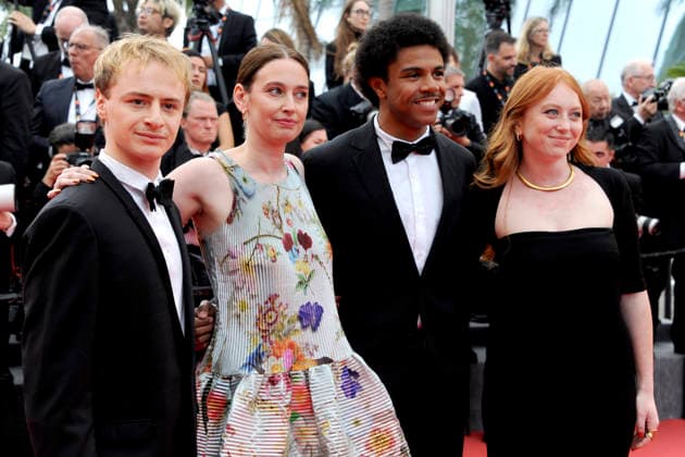 Thomas Gioria, Louise Coldefy, Calixte Broisin Doutaz and Milla Agid at the premiere of the feature film Fjord at the Festival de Cannes 2026 79 Cannes International Film Festival at the Palais des Festivals Cannes, 18 05 2026 Foto:xD.xBedrosianx xFuturexImagex fjord_6609