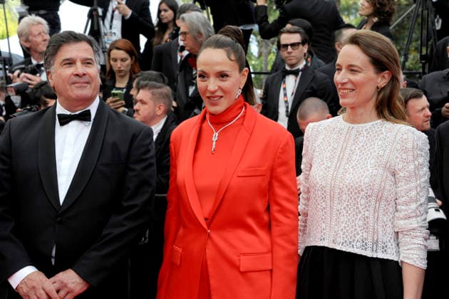 Michel Benjamin, Monia Chokri and Marine Francen at the premiere of the feature film Fjord at the Festival de Cannes 2026 79 Cannes International Film Festival at the Palais des Festivals Cannes, 18 05 2026 Foto:xD.xBedrosianx xFuturexImagex fjord_6629