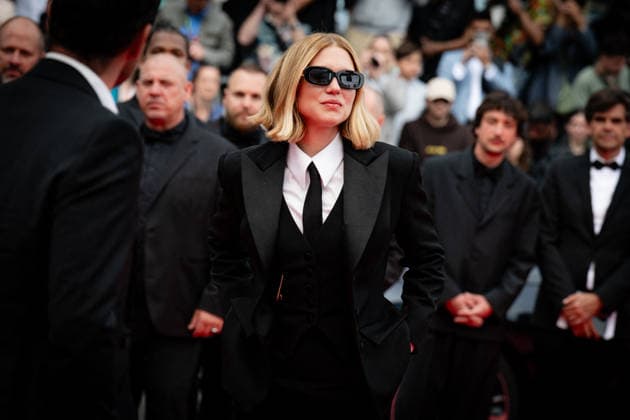 Cannes L Inconnue Red Carpet LZ Lea Seydoux attending the red carpet of L Inconnue during the 79th Cannes International Film Festival in Cannes, France on May 18, 2026, the film selected in the Official Competition. Photo by Laurent Zabulon ABACAPRESS.COM  Copyright: xZabulonxLaurentx
