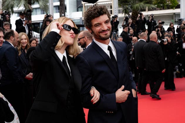 Cannes L Inconnue Red Carpet LZ Lea Seydoux and Niels Schneider attending the red carpet of L Inconnue during the 79th Cannes International Film Festival in Cannes, France on May 18, 2026, the film selected in the Official Competition. Photo by Laurent Zabulon ABACAPRESS.COM  Copyright: xZabulonxLaurentx