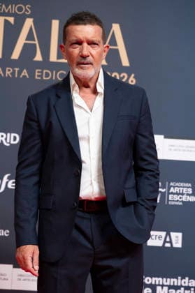 Antonio Bandera in Madrid, Spain - 18 May 2026 Actor Antonio Banderas attends during the red carpet of the Talia Awards of the Academy of Performing Arts at the Teatro Canal. Madrid Spain Copyright: xAtilanoxGarciax xSOPAxImagesx photos19368