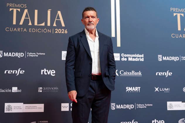 Antonio Bandera in Madrid, Spain - 18 May 2026 Actor Antonio Banderas attends during the red carpet of the Talia Awards of the Academy of Performing Arts at the Teatro Canal. Madrid Spain Copyright: xAtilanoxGarciax xSOPAxImagesx photos19370