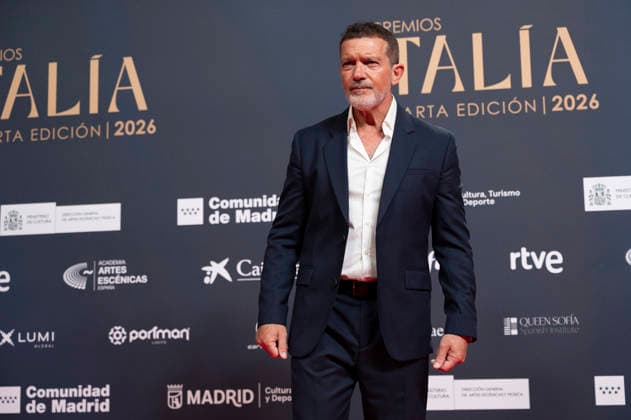 Antonio Bandera in Madrid, Spain - 18 May 2026 Actor Antonio Banderas attends during the red carpet of the Talia Awards of the Academy of Performing Arts at the Teatro Canal. Madrid Spain Copyright: xAtilanoxGarciax xSOPAxImagesx photos19362