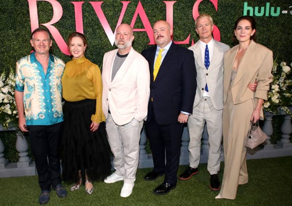 Rivals Season 2 New York Special Screening Laura Wade, Dominic Treadwell-Collins, Lee Mason, Alex Lamb, Elliot Hegarty and Felicity Blunt attending the Rivals Season 2 New York Special Screening held at the Crosby Street Hotel on May 18, 2026 in New York City, NY New York City Crosby Street Hotel NY USA Copyright: xStevenxBergman AFF-USA.COMx