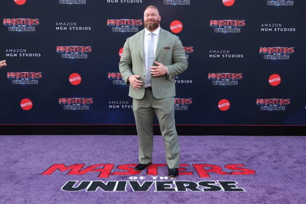 Masters Of The Universe Premiere HOLLYWOOD, CALIFORNIA - MAY 18: HafÃ¾or Julius Björnsson at the Los Angeles Premiere of Amazon MGM Studios Masters Of The Universe at TCL Chinese Theatre on May 18, 2026 in Hollywood, California.Credit:AdMedia EDITORIAL USE ONLY  Copyright: xx AdMediax admphotostwo990152