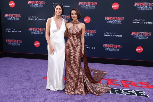 Masters Of The Universe Premiere HOLLYWOOD, CALIFORNIA - MAY 18: Morena Baccarin & Camila Mendes at the Los Angeles Premiere of Amazon MGM Studios Masters Of The Universe at TCL Chinese Theatre on May 18, 2026 in Hollywood, California.Credit:AdMedia EDITORIAL USE ONLY  Copyright: xx AdMediax admphotostwo990203